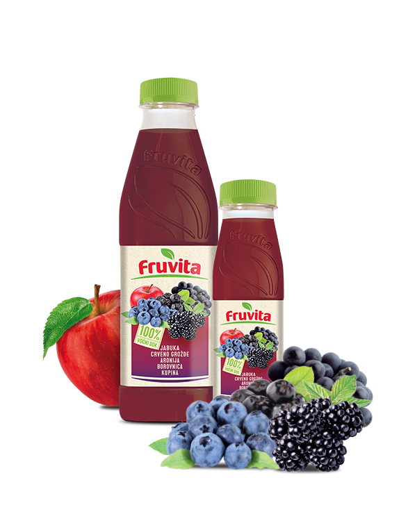 APPLE RED GRAPES  ARONIA BLACKBERRY BLUEBERRY 