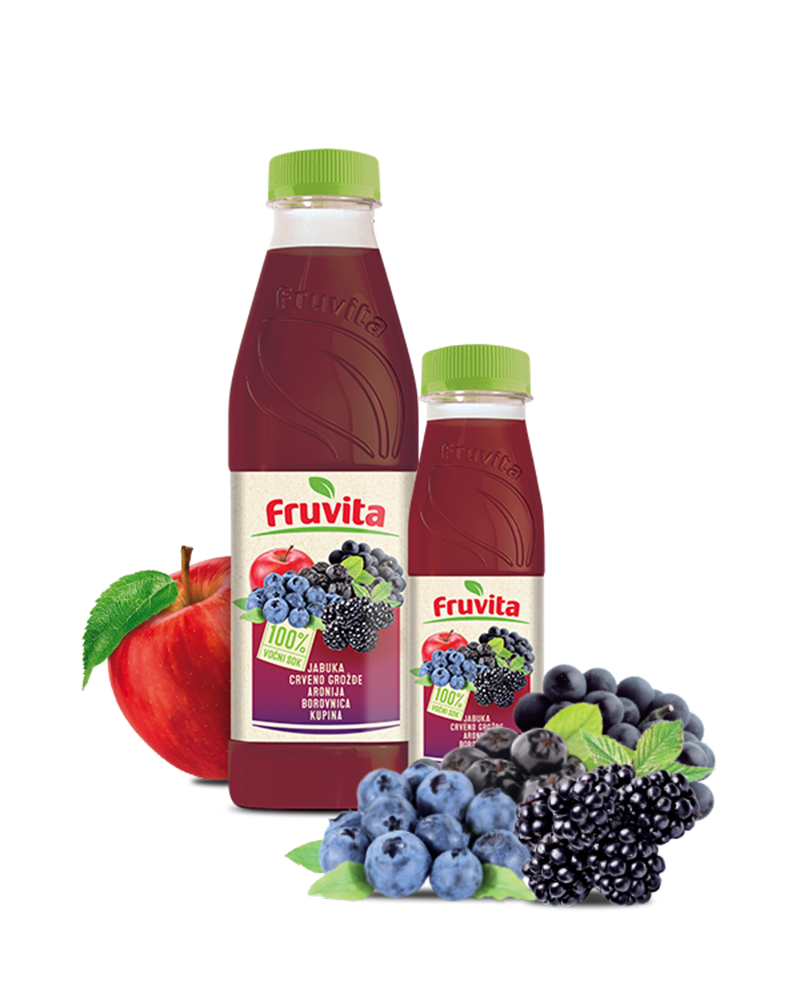 APPLE RED GRAPES  ARONIA BLACKBERRY BLUEBERRY 