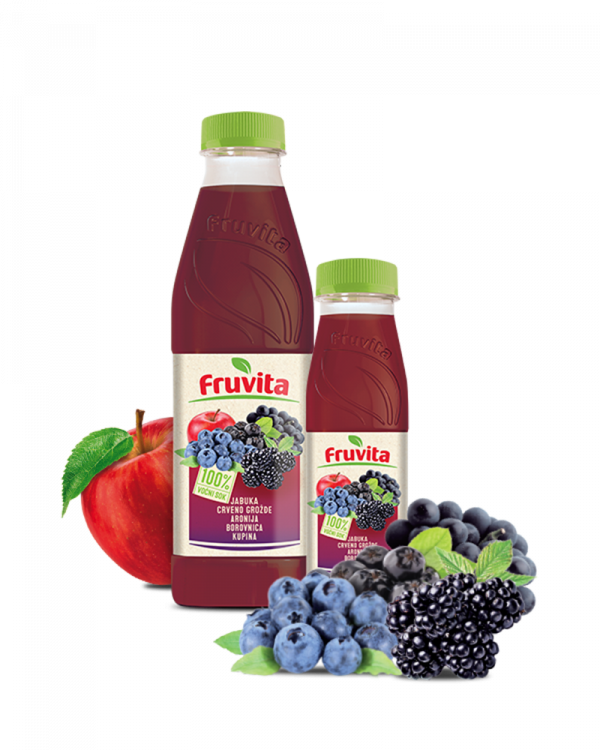 APPLE RED GRAPES  ARONIA BLACKBERRY BLUEBERRY 