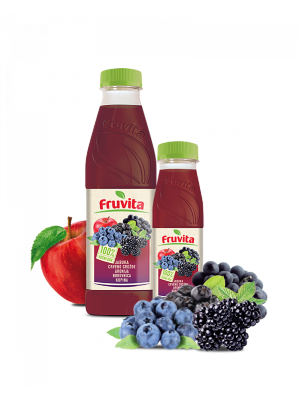 APPLE RED GRAPES  ARONIA BLACKBERRY BLUEBERRY 