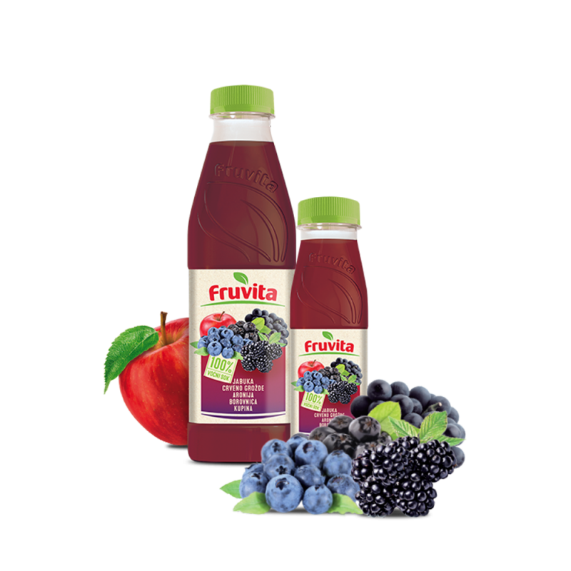 APPLE RED GRAPES  ARONIA BLACKBERRY BLUEBERRY 